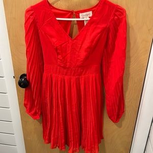 NWOT Jessica Simpson Pleated Ruffle Dress